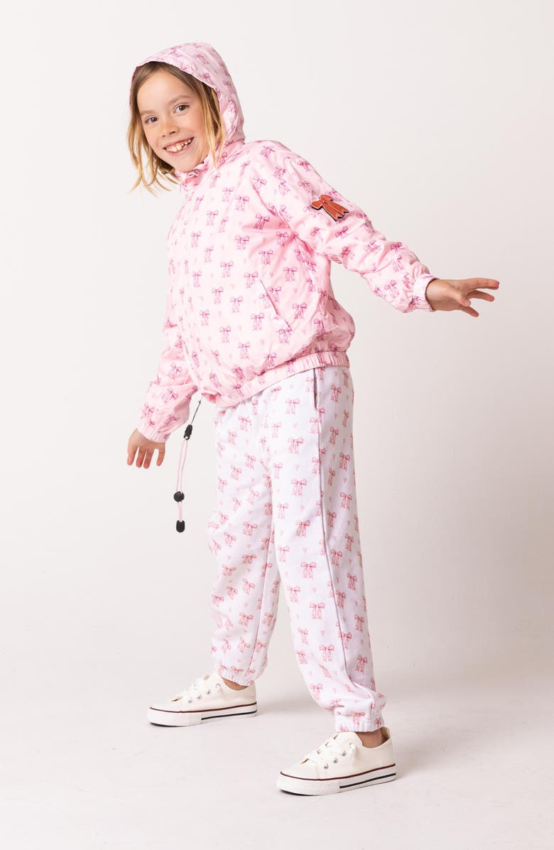 CALONIE Kids' Max Rain Water Repellent Reversible Windbreaker, Alternate, color, Pink