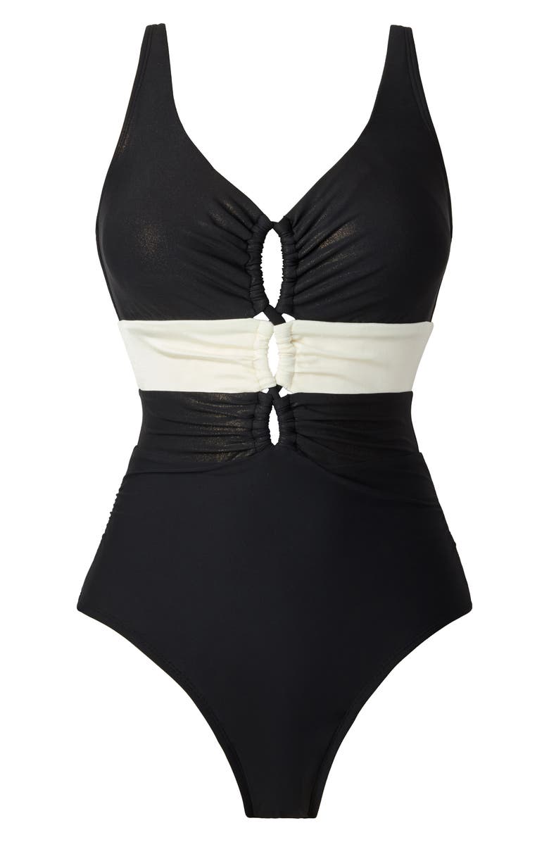 Magicsuit<sup>®</sup> Block Party Alice One-Piece Swimsuit, Alternate, color, Black