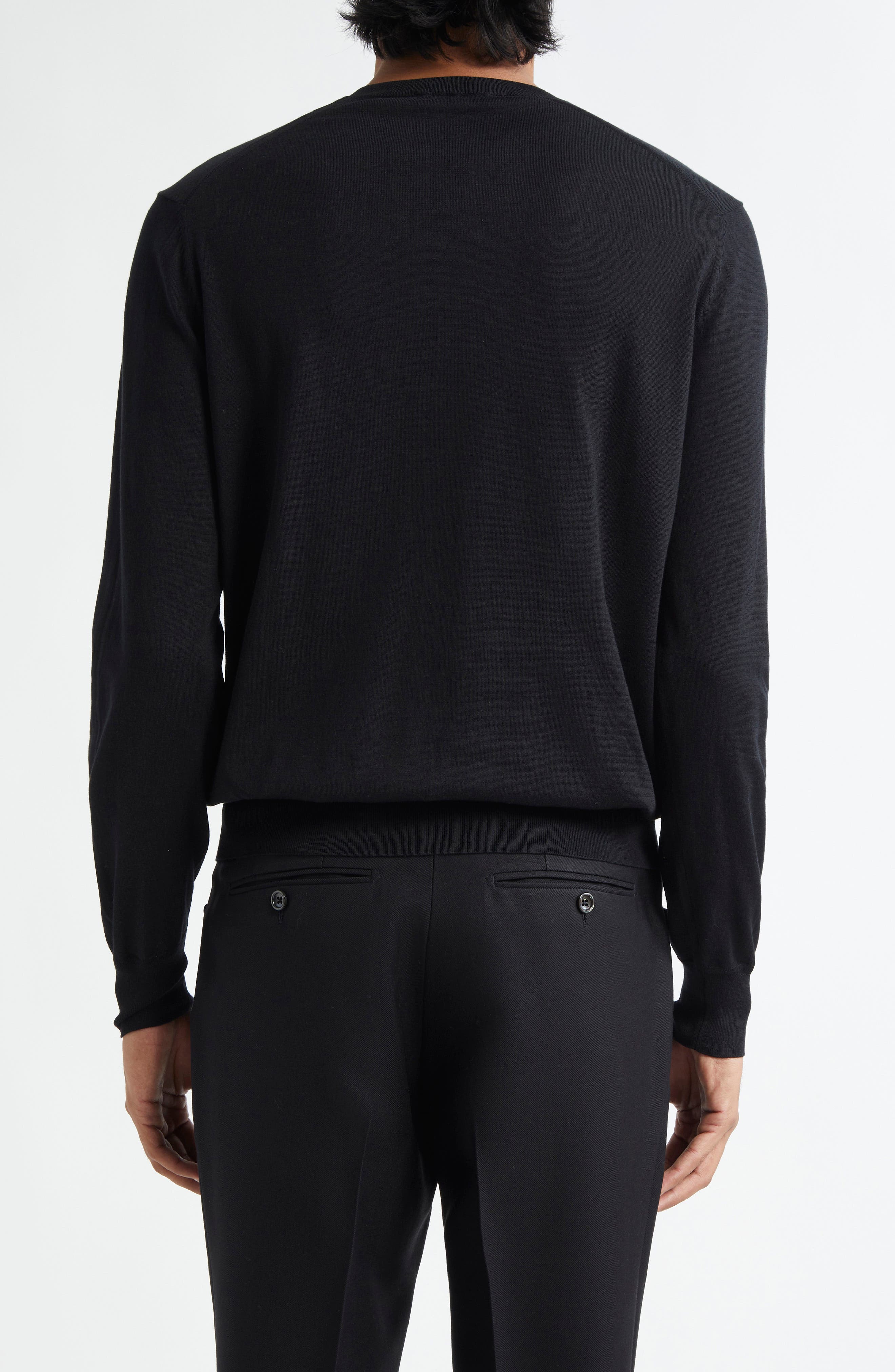 Cotton Crewneck Sweater - image 2