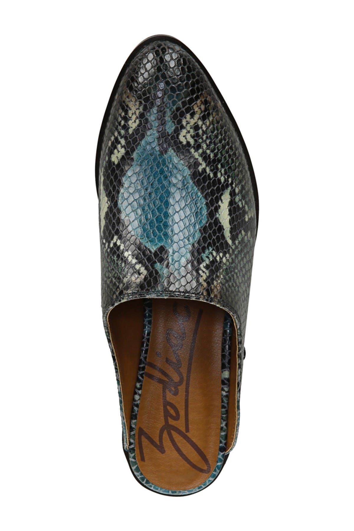 Zodiac Quartz Snake Skin Embossed Mule, Alternate, color, 