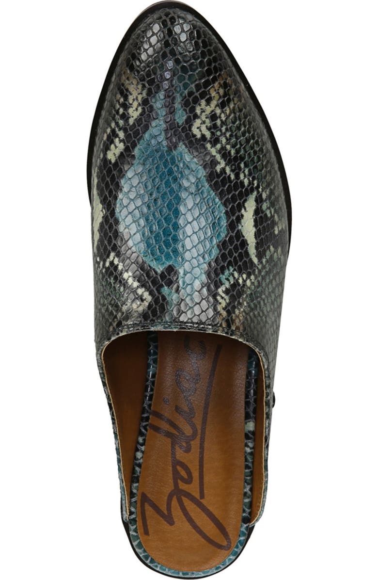 Zodiac Quartz Snake Skin Embossed Mule, Alternate, color,