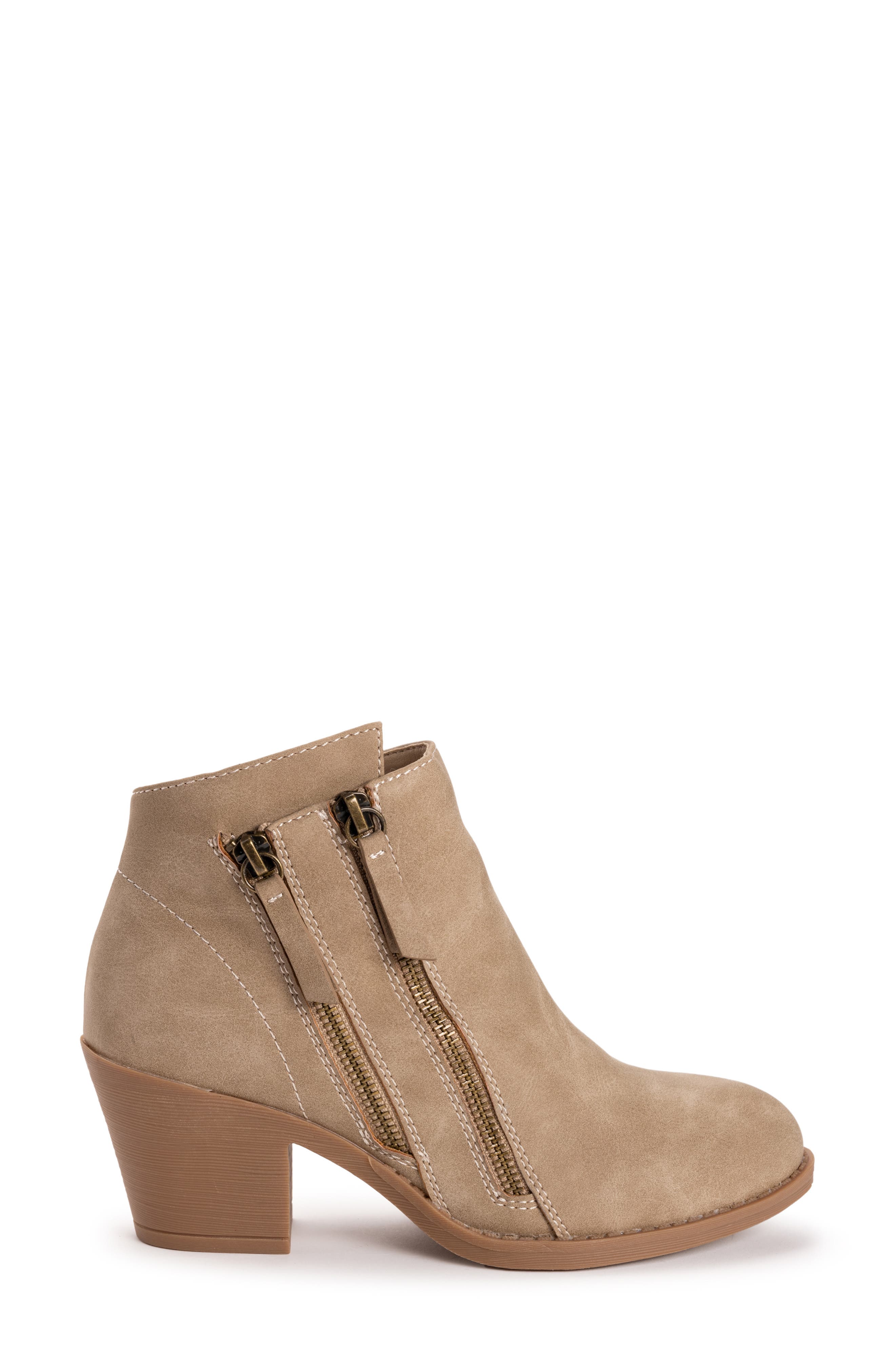MUK LUKS Yellowstone Yardley Bootie, Alternate, color, Taupe