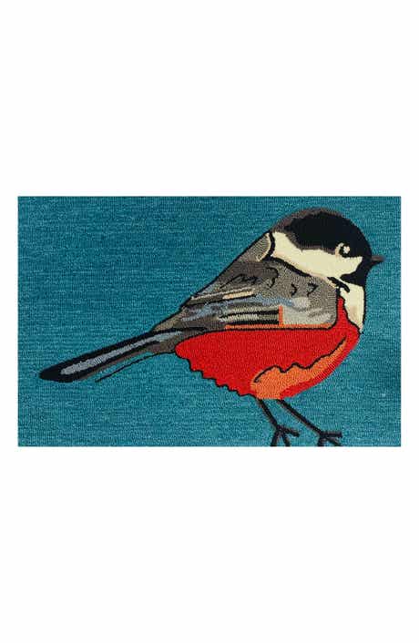 R16 HOME Chickadee Tufted Doormat