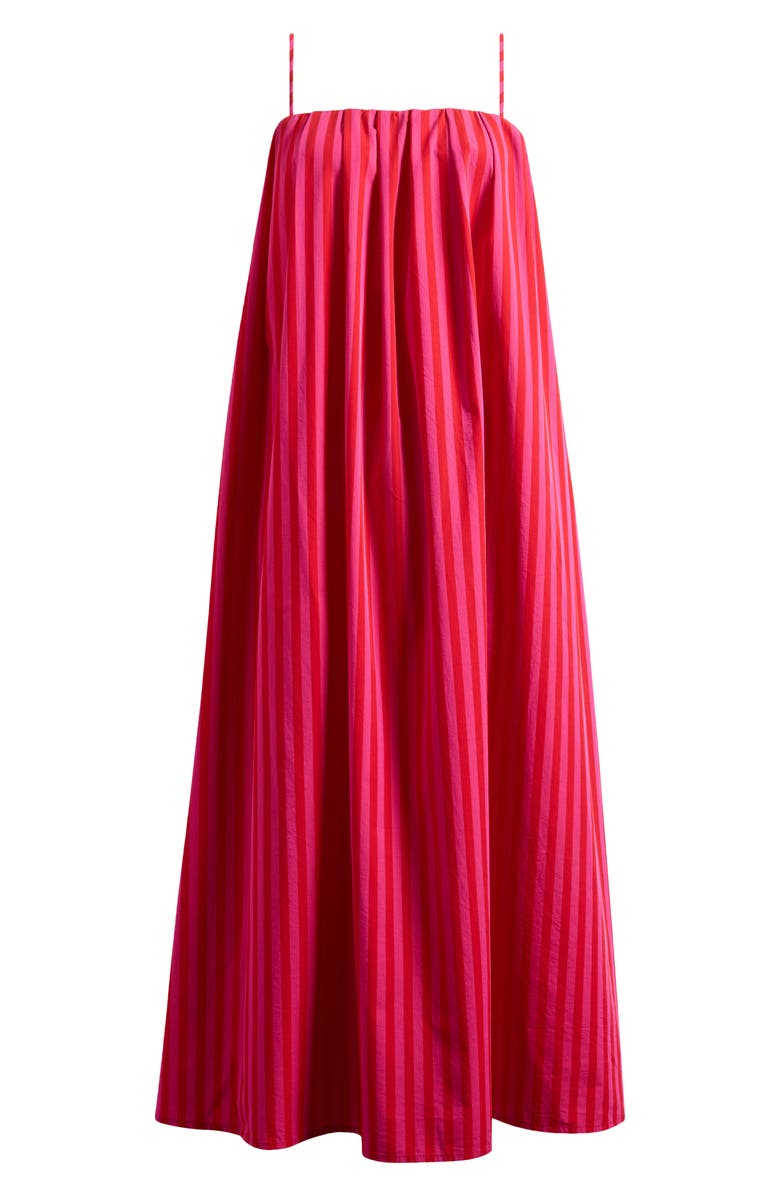 Madewell Marsha Stripe Cotton Midi Sundress, Alternate, color, 