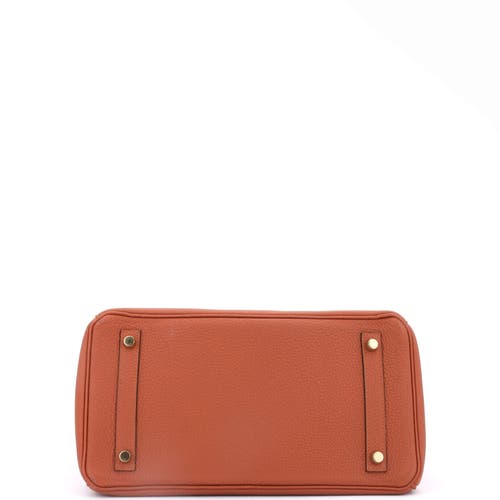 Pre-owned Hermes  Hermes Birkin Handbag Brown Togo With Gold Hardware 30