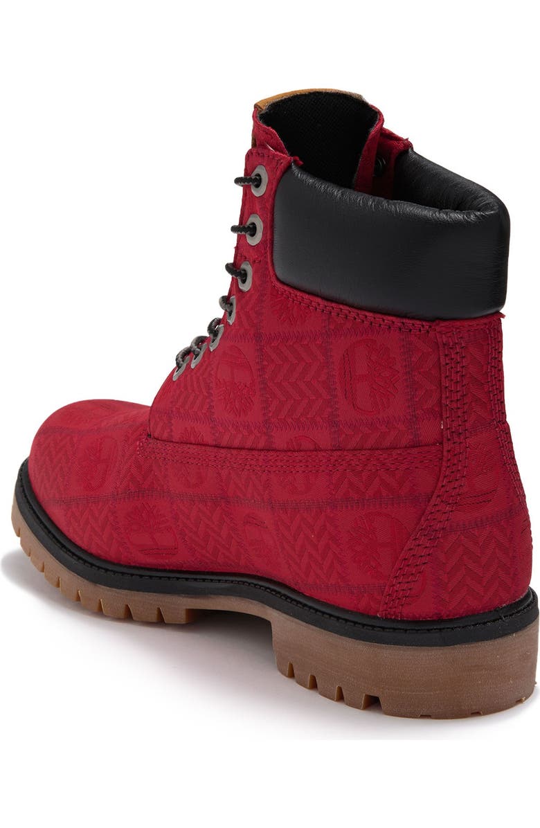 Checker Pattern Timberlands Timberland Premium Logo Pattern Boot | Nordstromrack