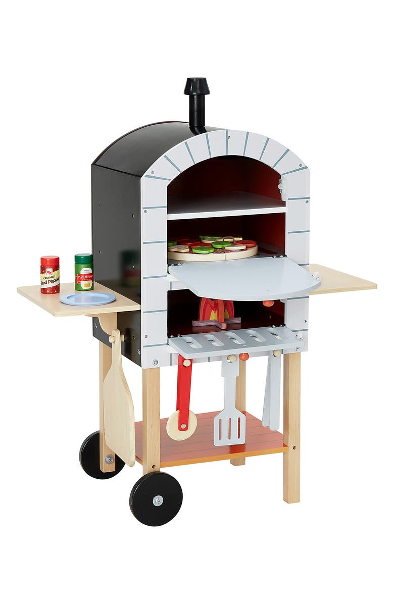 Teamson Kids My Little Helper Pizza Oven & Accessories Playset, Alternate, color,
