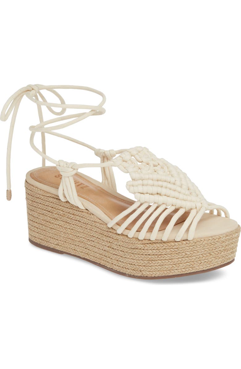 Schutz Delfila Espadrille Platform Sandal, Main, color,