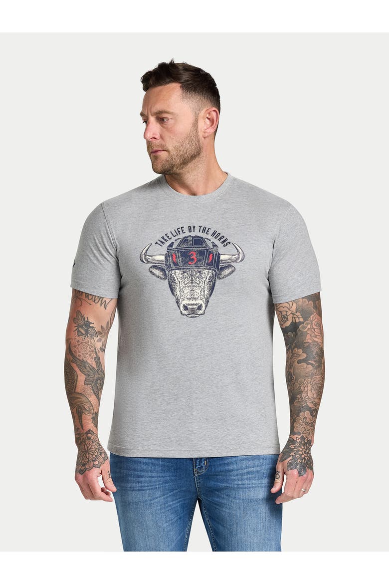 Rugby Bull T-Shirt, Main, color, Grey Marl