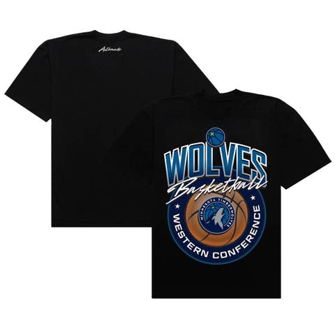Men's Authmade Black Minnesota Timberwolves Basketball Mesh Premium T-Shirt