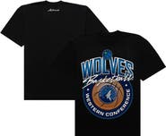 AUTHMADE Men's Authmade Black Minnesota Timberwolves Basketball Mesh Premium T-Shirt