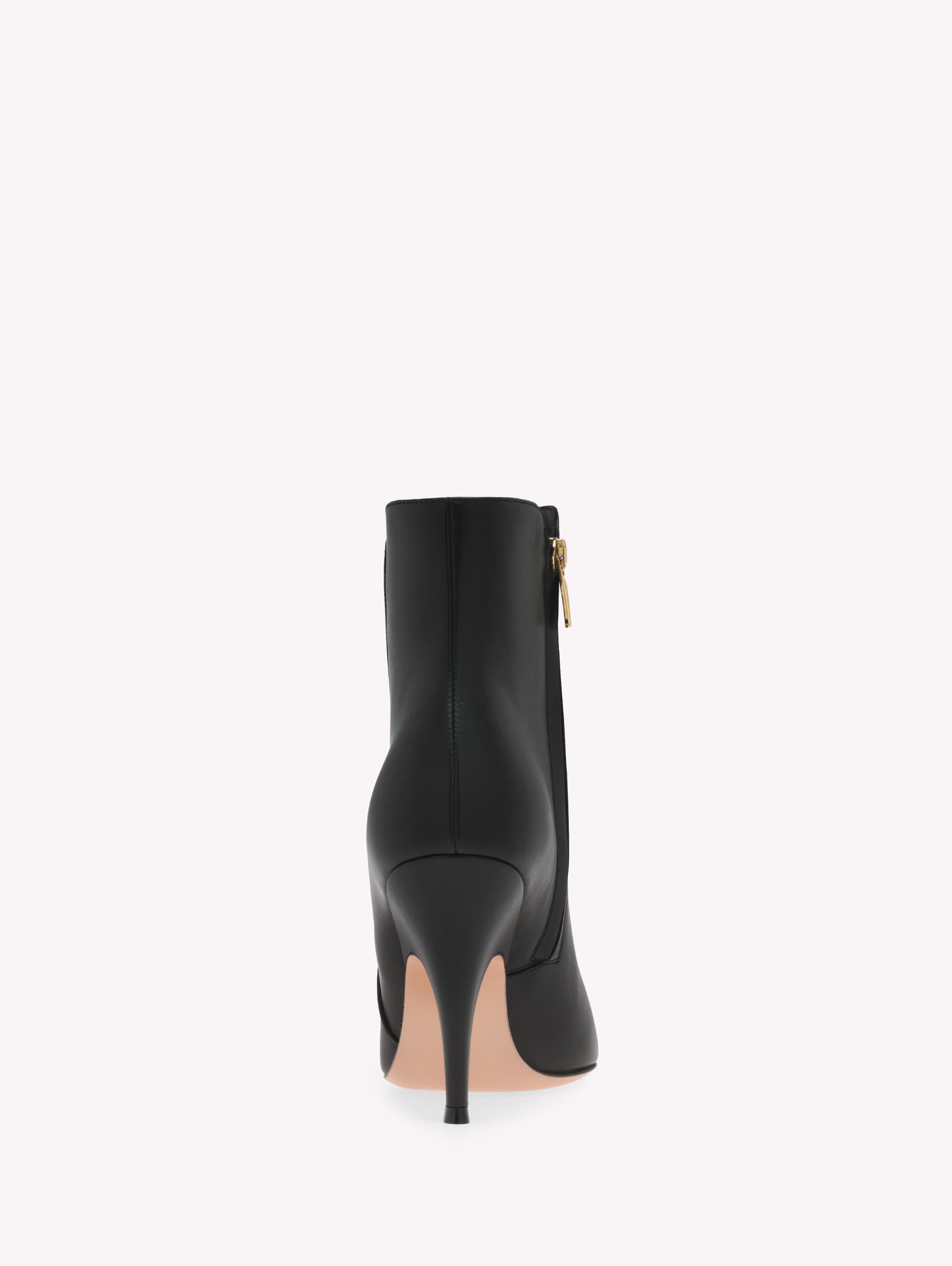 Gianvito Rossi Sofia Bootie, Alternate, color, Black Calf Leather
