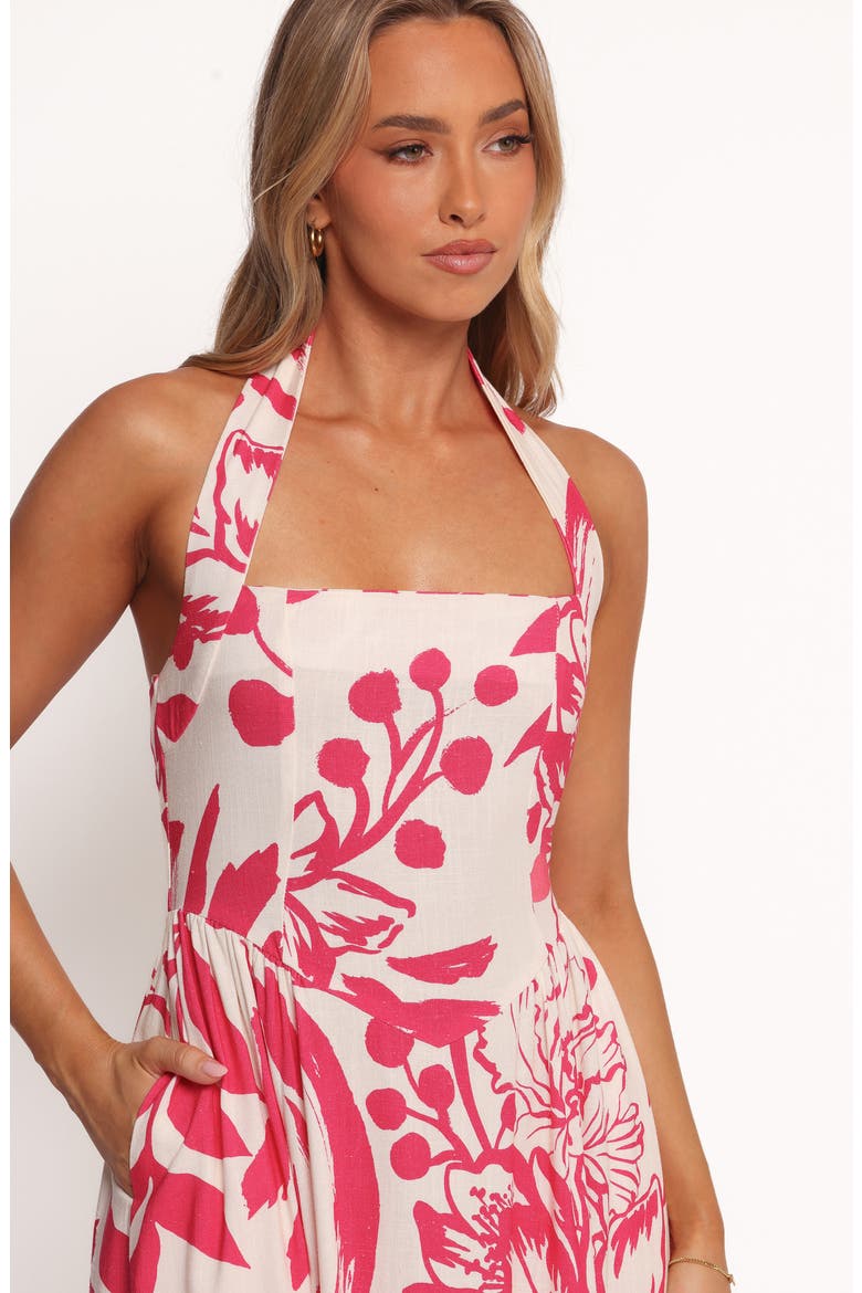 Kiera Print Maxi Dress, Alternate, color, ROSALIND