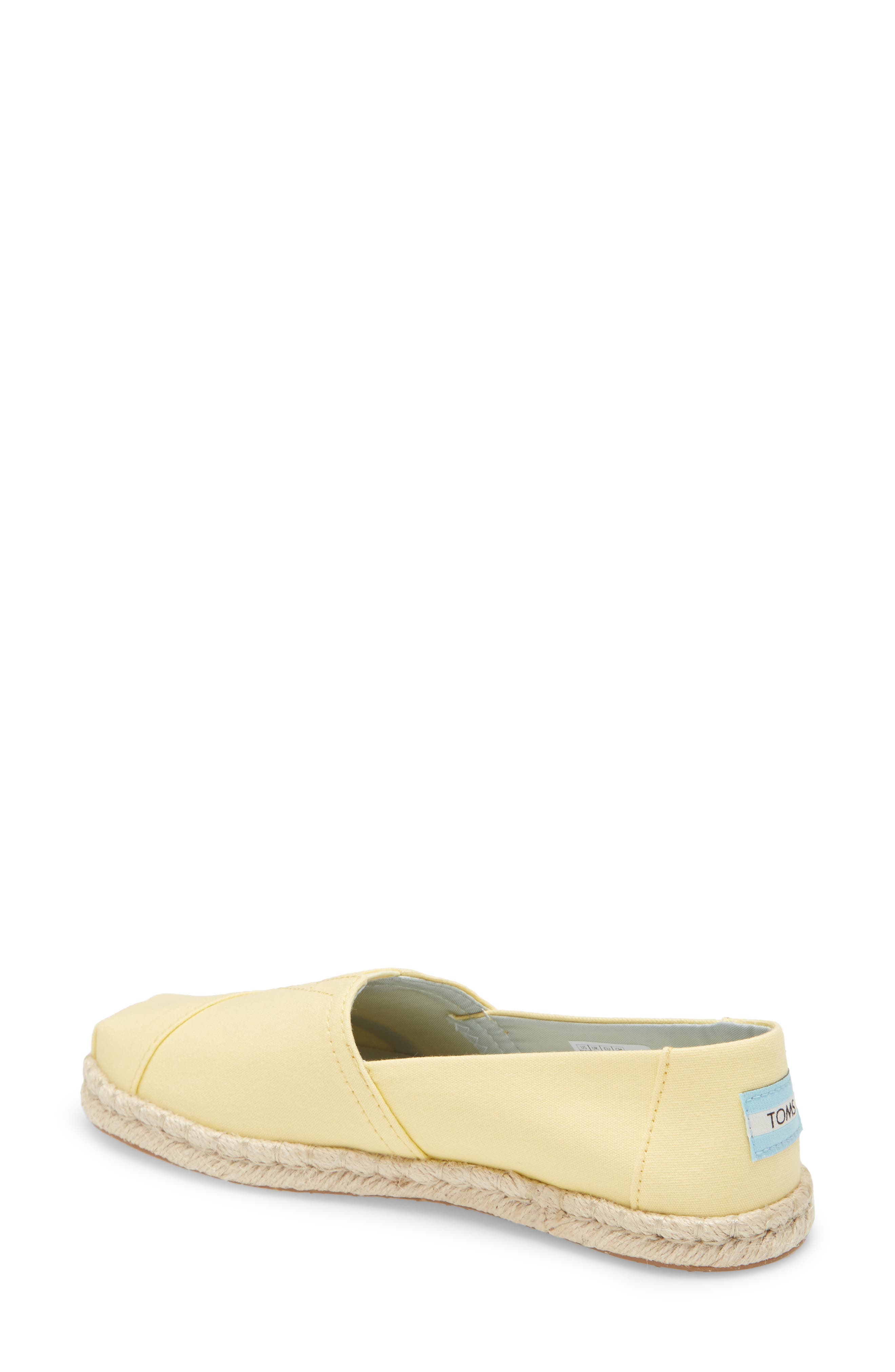 Alpargata Slip-On, Alternate, color, YELLOW FABRIC