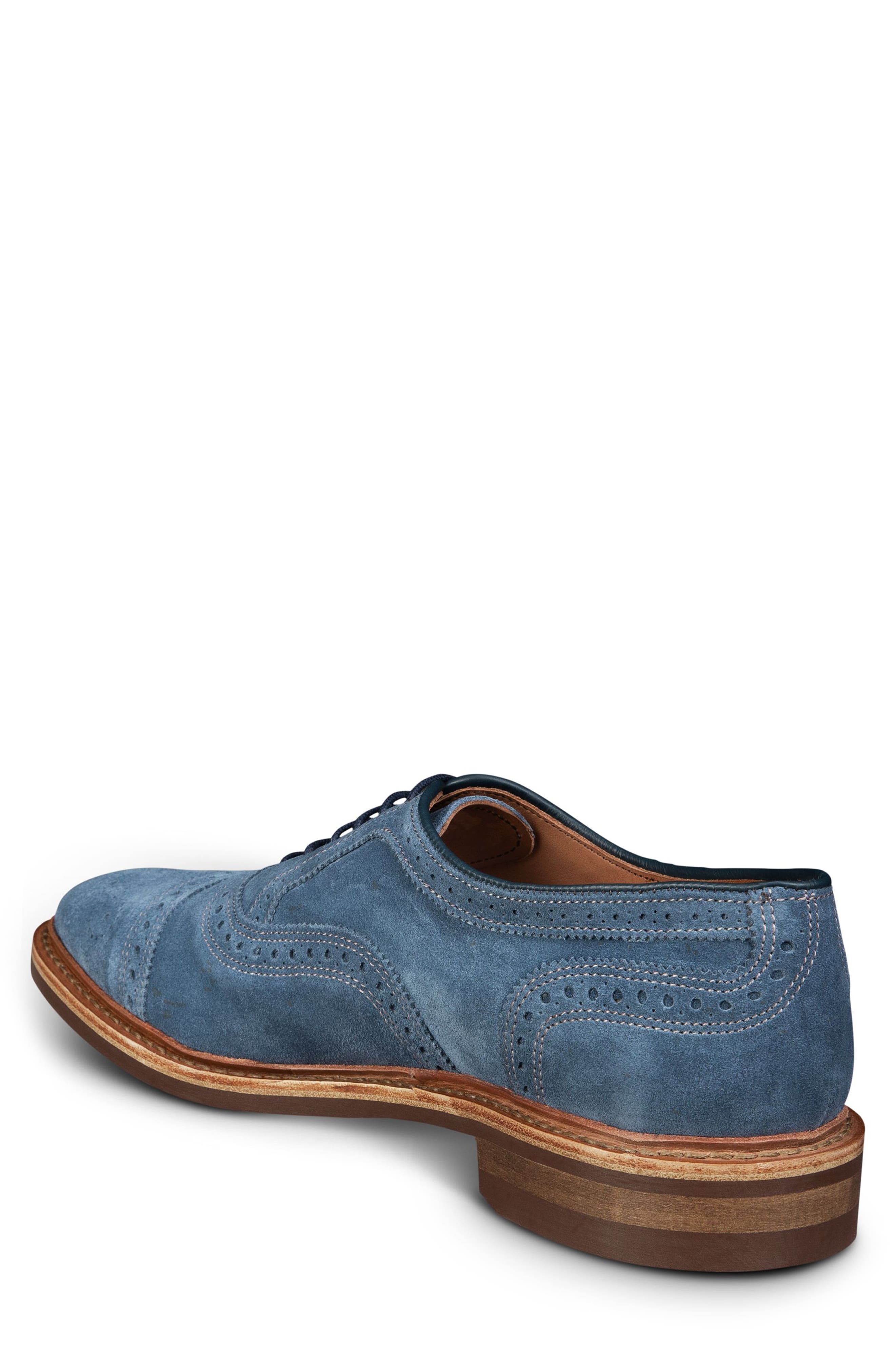 Strandmok Cap Toe Oxford, Alternate, color, DENIM