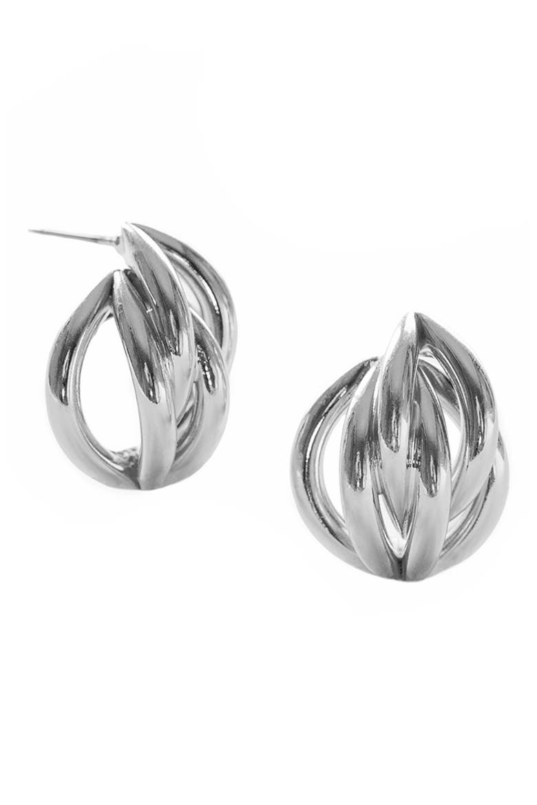 Bria Drop Earrings, Main, color, SILVER