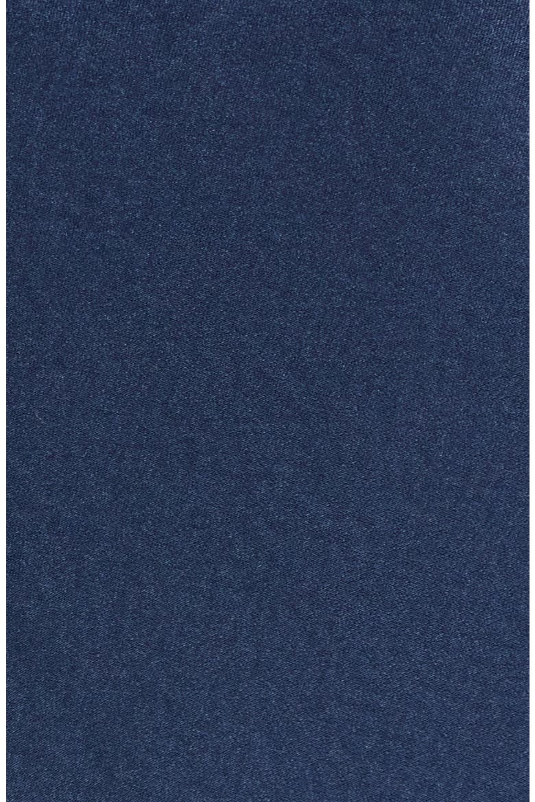 Vienna Lace Trim Satin Skirt, Alternate, color, NAVY