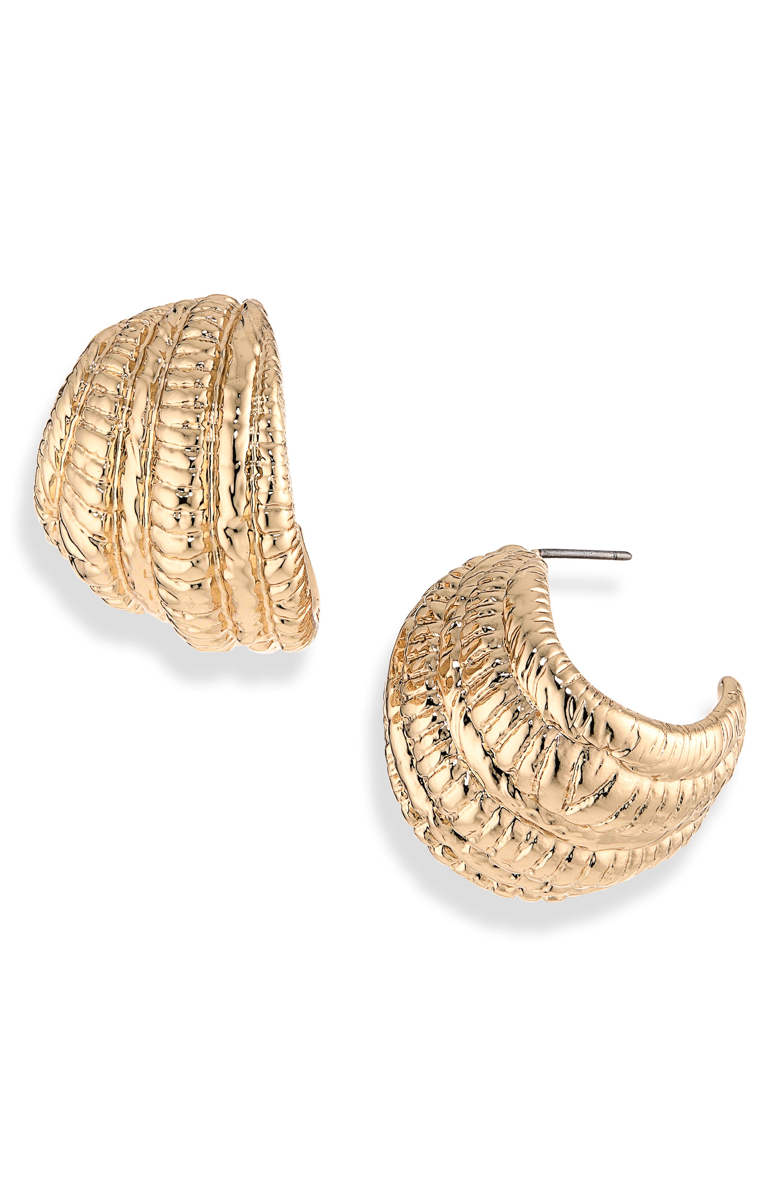 NORDSTROM RACK Textured Post Earrings