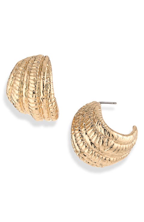 Textured Post Earrings