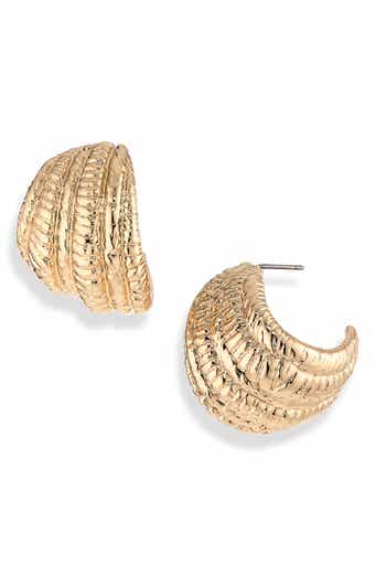 Textured Post Earrings