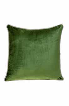 PARKLAND COLLECTION Maia Transitional Olive Throw Pillow