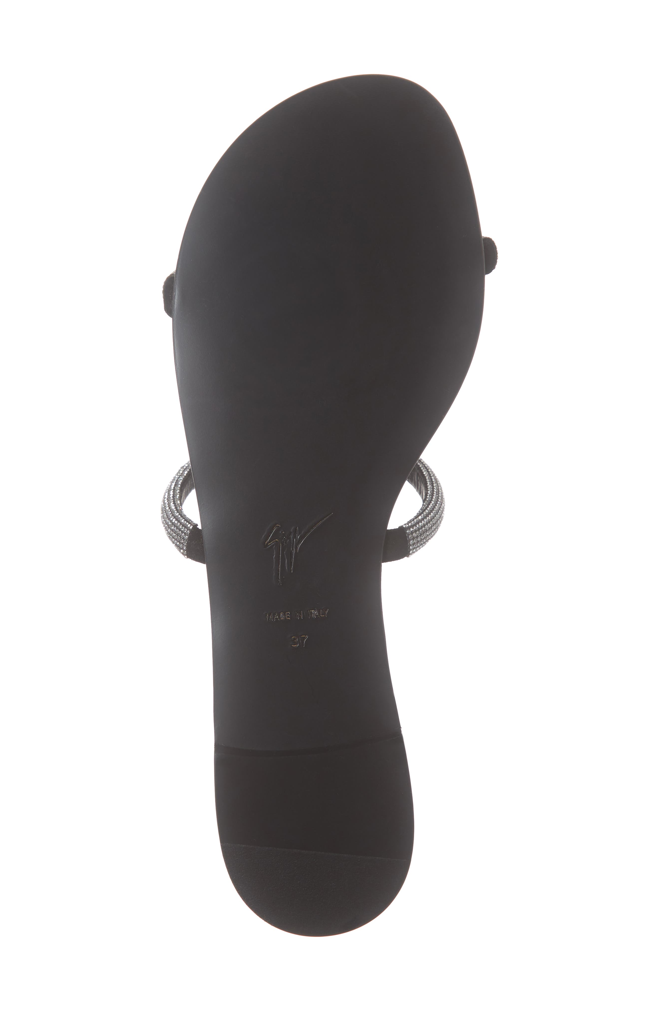 Giuseppe Zanotti Embellished Double Band Slide Sandal, Alternate, color, 