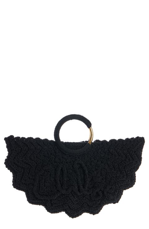 Small Bracelet Paravent Crochet Top Handle Bag