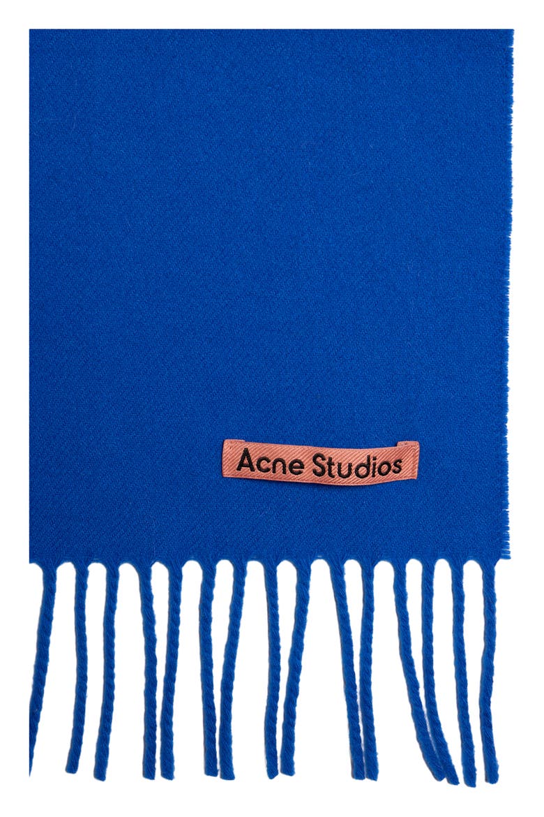 Canada Wool Fringe Scarf, Alternate, color, ROYAL BLUE
