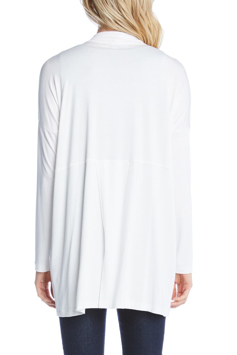 Maya Convertible Cardigan, Alternate, color, OFF WHITE