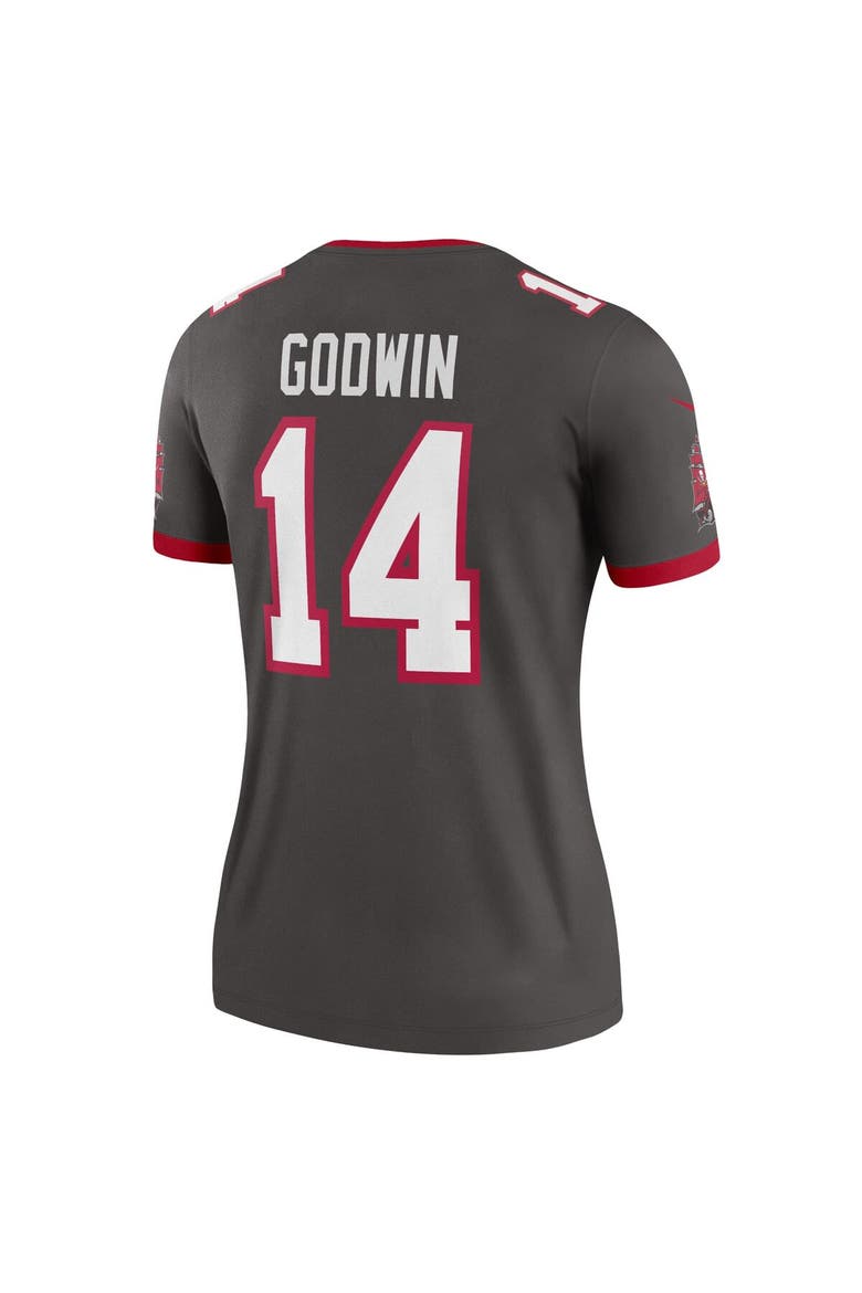 Women's Nike Chris Godwin  Pewter Tampa Bay Buccaneers Alternate Legend Player Performance Top, Alternate, color, Pewter