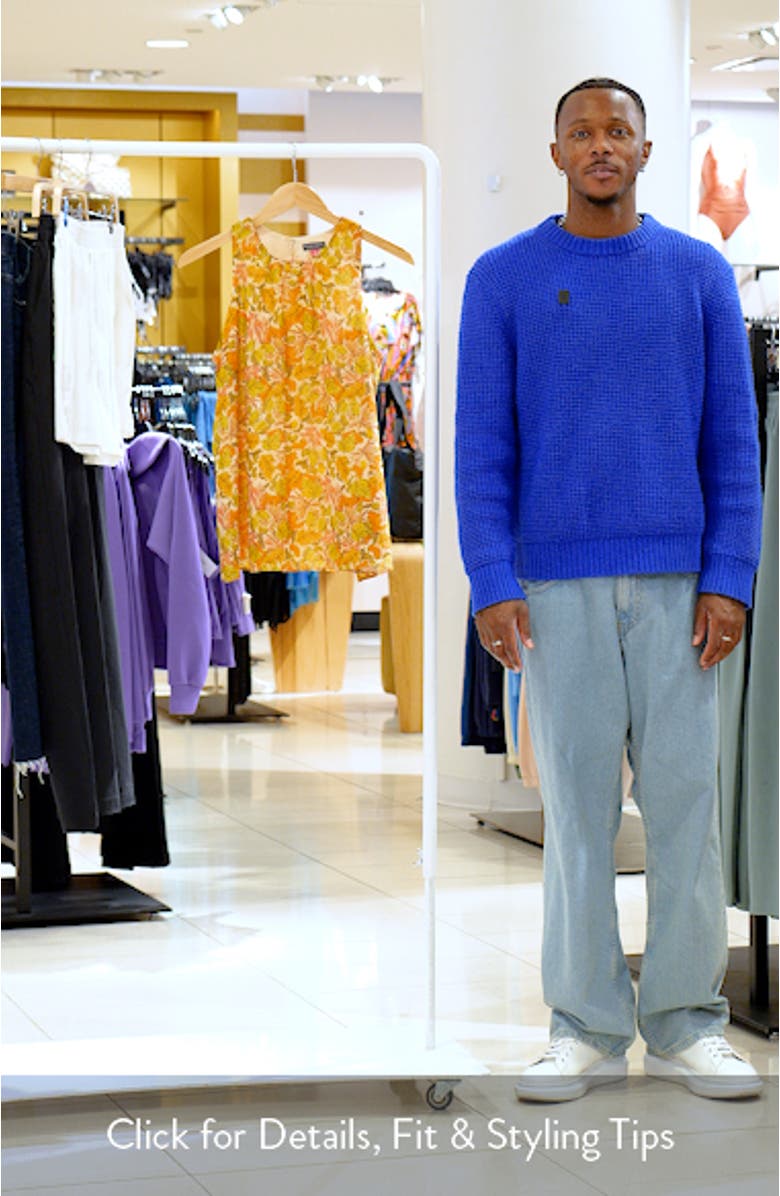 Floral Shirred Neck Sleeveless Chiffon Top, sales video thumbnail