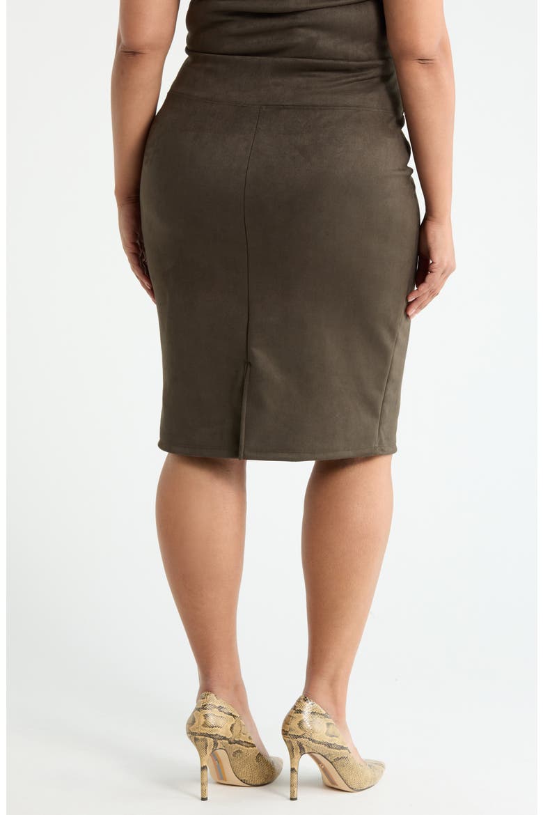 Faux Suede Shell, Alternate, color, OLIVE