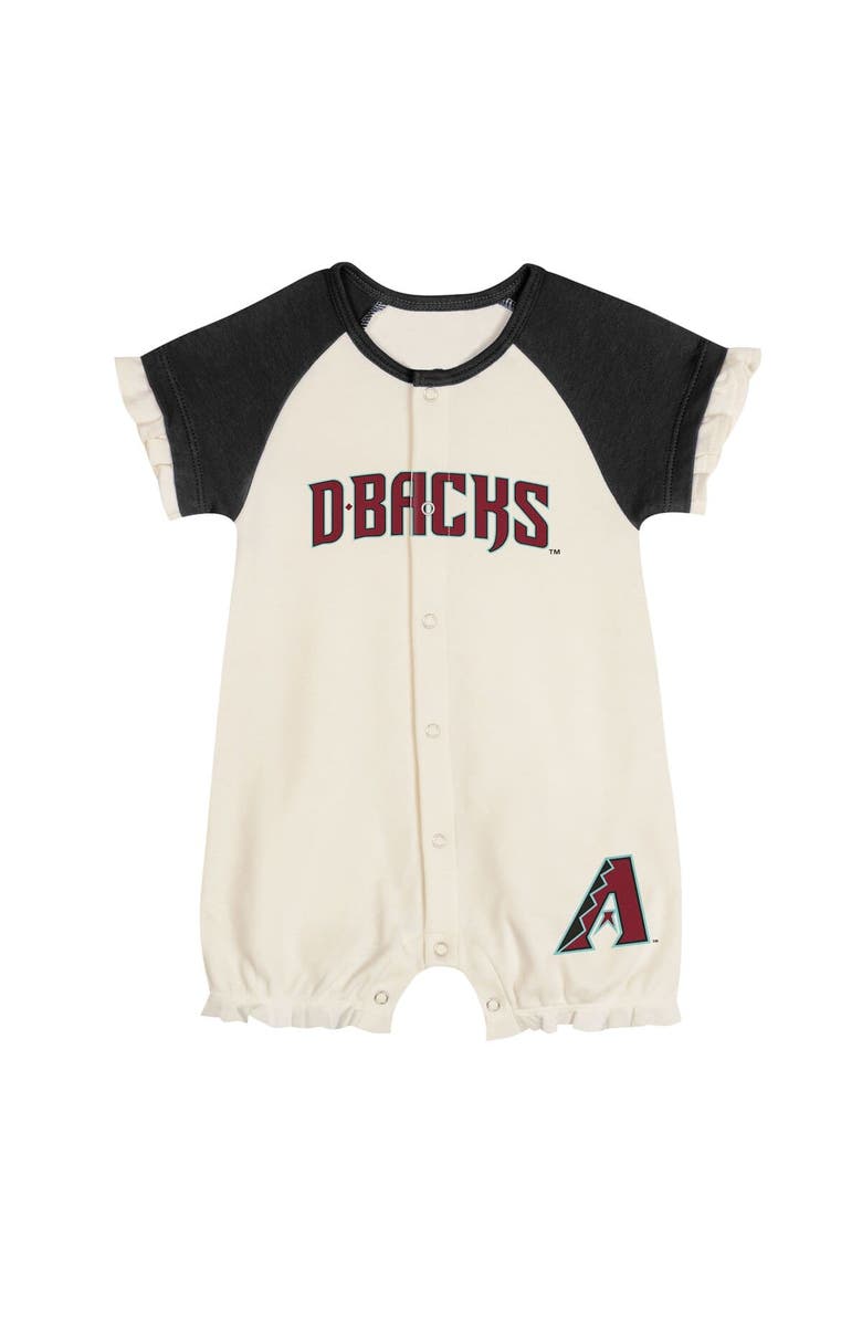 Outerstuff Infant  White Arizona Diamondbacks Slide Run Raglan Coveralls, Alternate, color, White