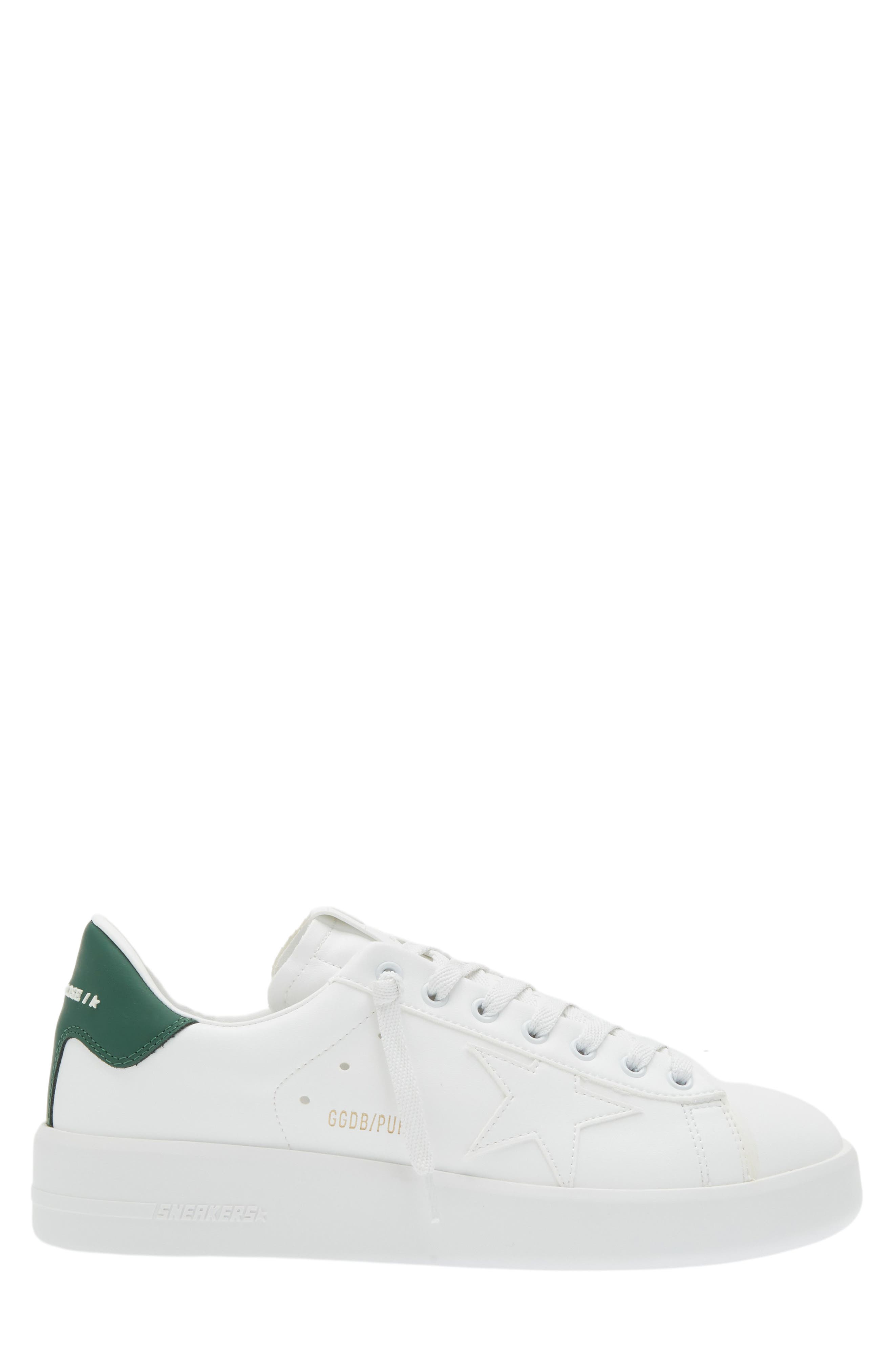Golden Goose Purestar Sneaker, Alternate, color, White/ Green