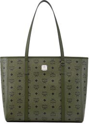MCM Medium Toni Top-Zip Shopper in Visetos