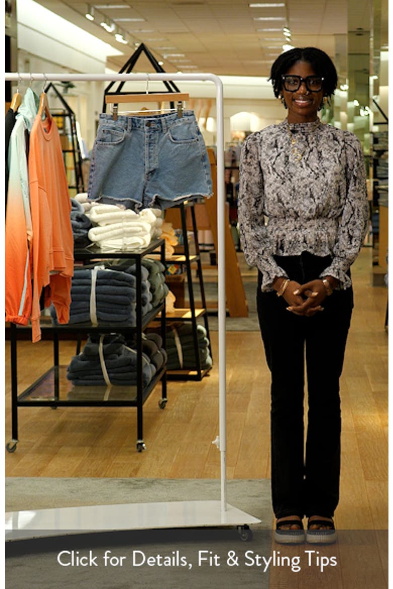 Lanisa High Waist Denim Cutoff Shorts video