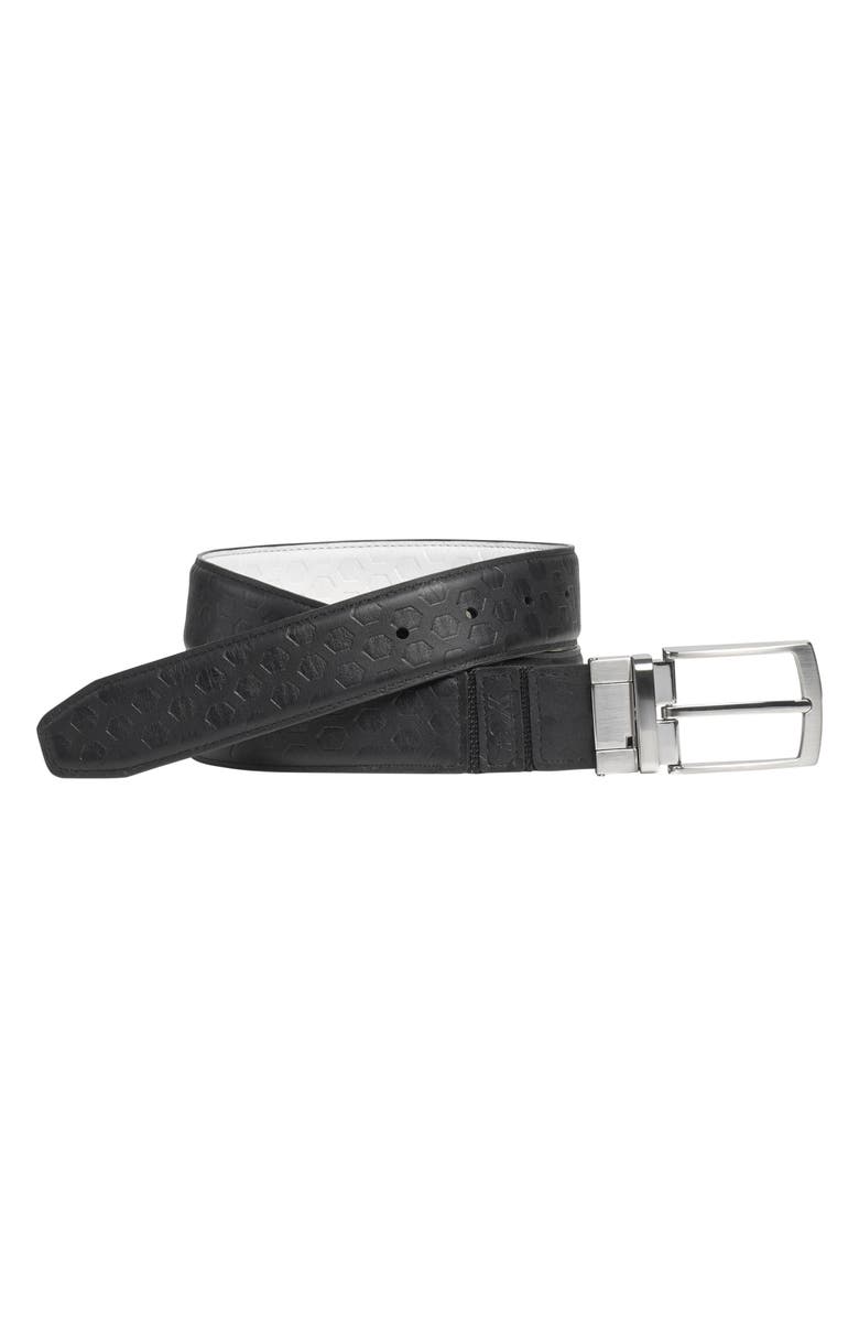Johnston & Murphy XC4 Reversible Waterproof Leather Golf Belt, Alternate, color,