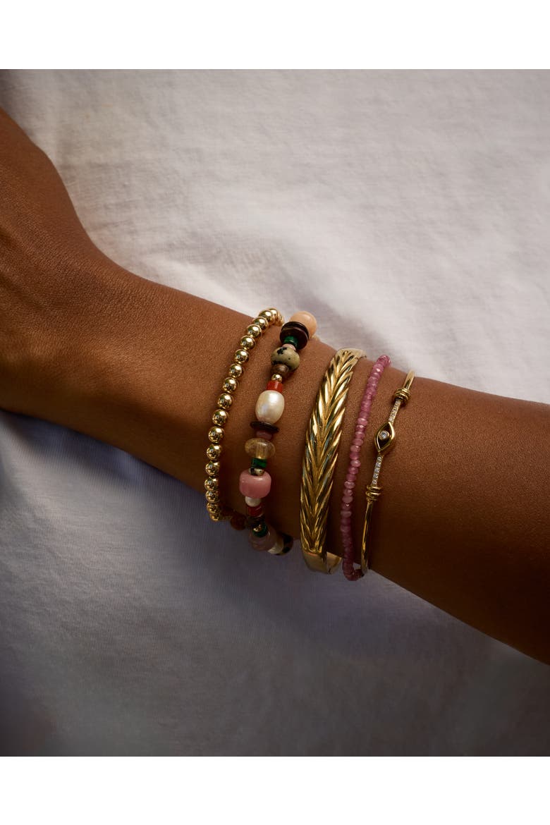 Yaz Bracelet, Alternate, color, Gold