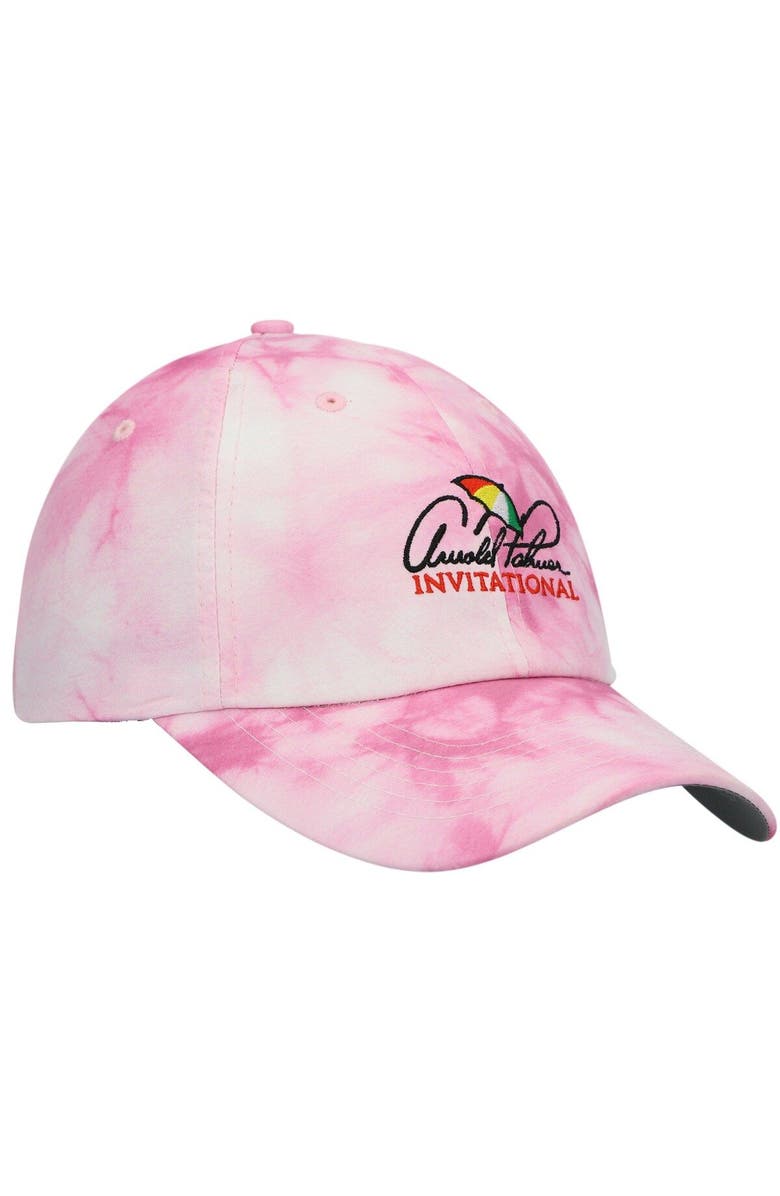 IMPERIAL Men's Imperial Pink Arnold Palmer Invitational Hullabaloo Tie-Dye Adjustable Hat, Alternate, color, Pink