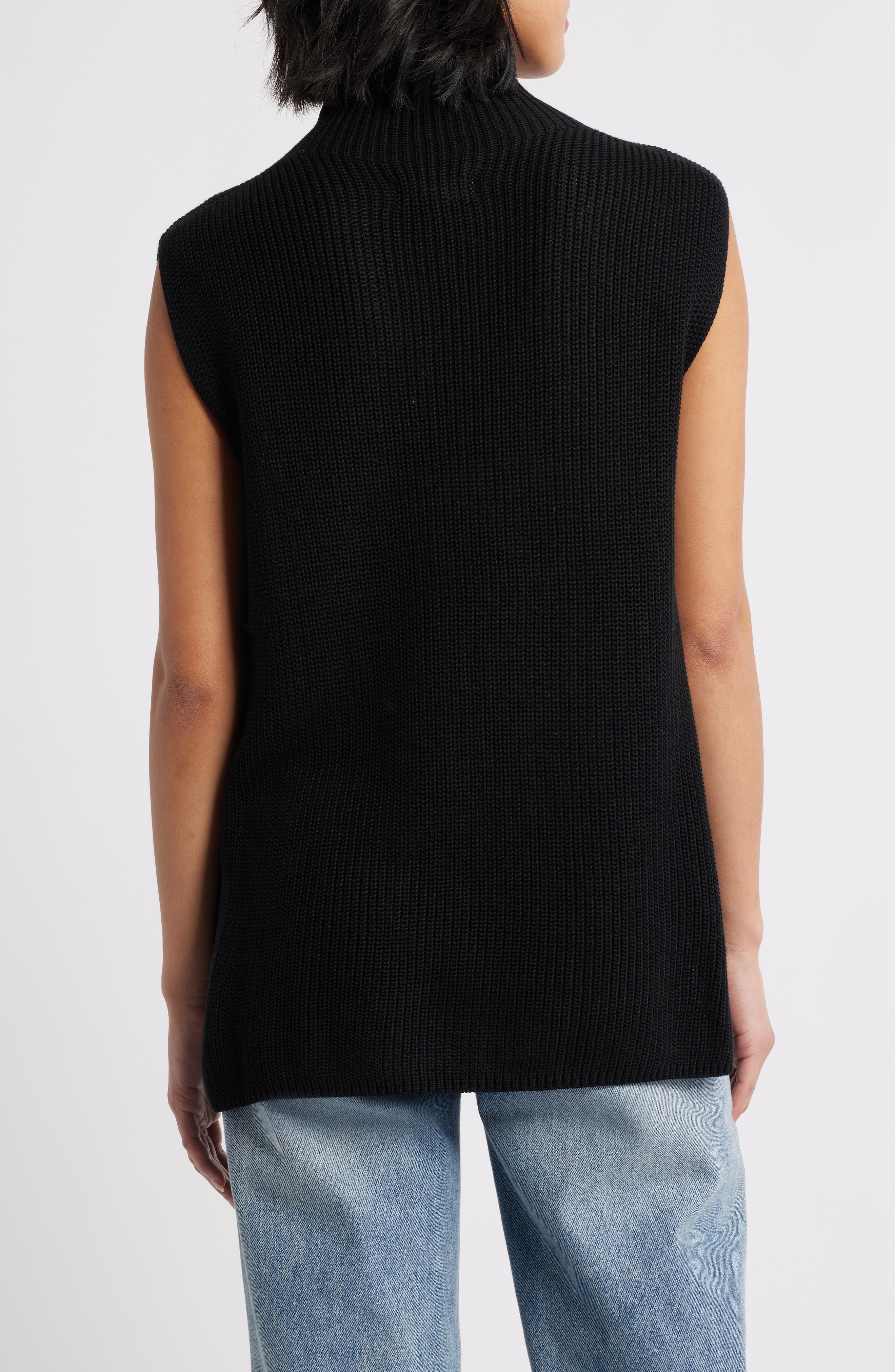 Mock Neck Sweater Vest - image 2