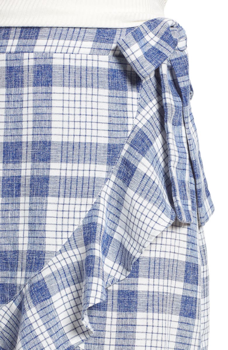 Somedays Lovin Playing Games Plaid Wrap Skirt, Alternate, color,