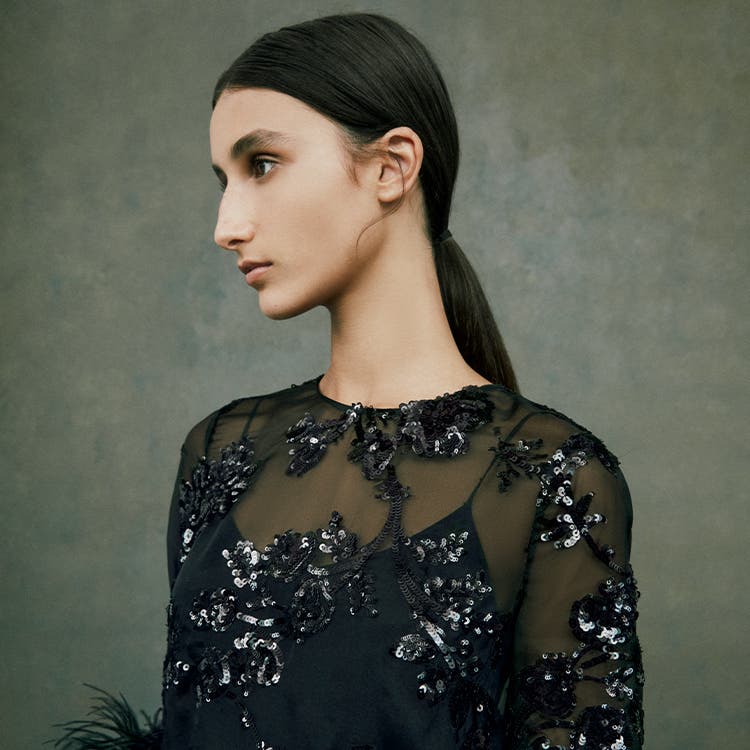 Mouni Roy makes a case for bandeau dresses in long black smocked