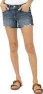 Silver Jeans Co. Mid Rise Denim Cutoff Boyfriend Shorts