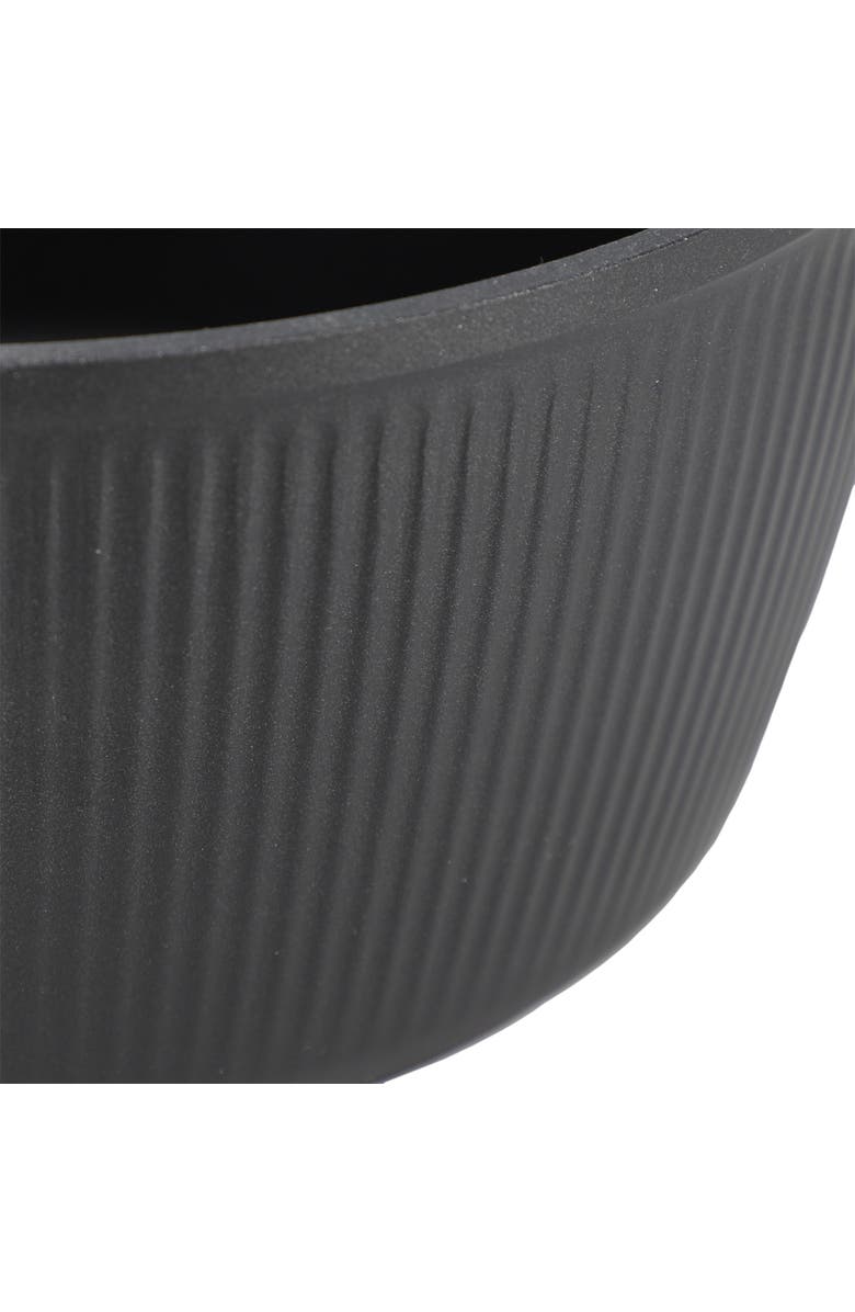 OSTER Abbottsford 2.5 Quart Nonstick Aluminum Saucepan with Glass Lid, Alternate, color, Black