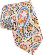 Robert Graham Paisley Floral Silk Tie