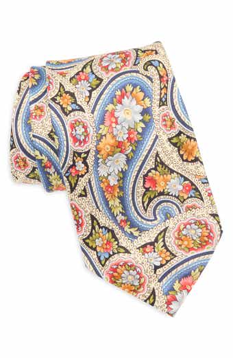Paisley Floral Silk Tie