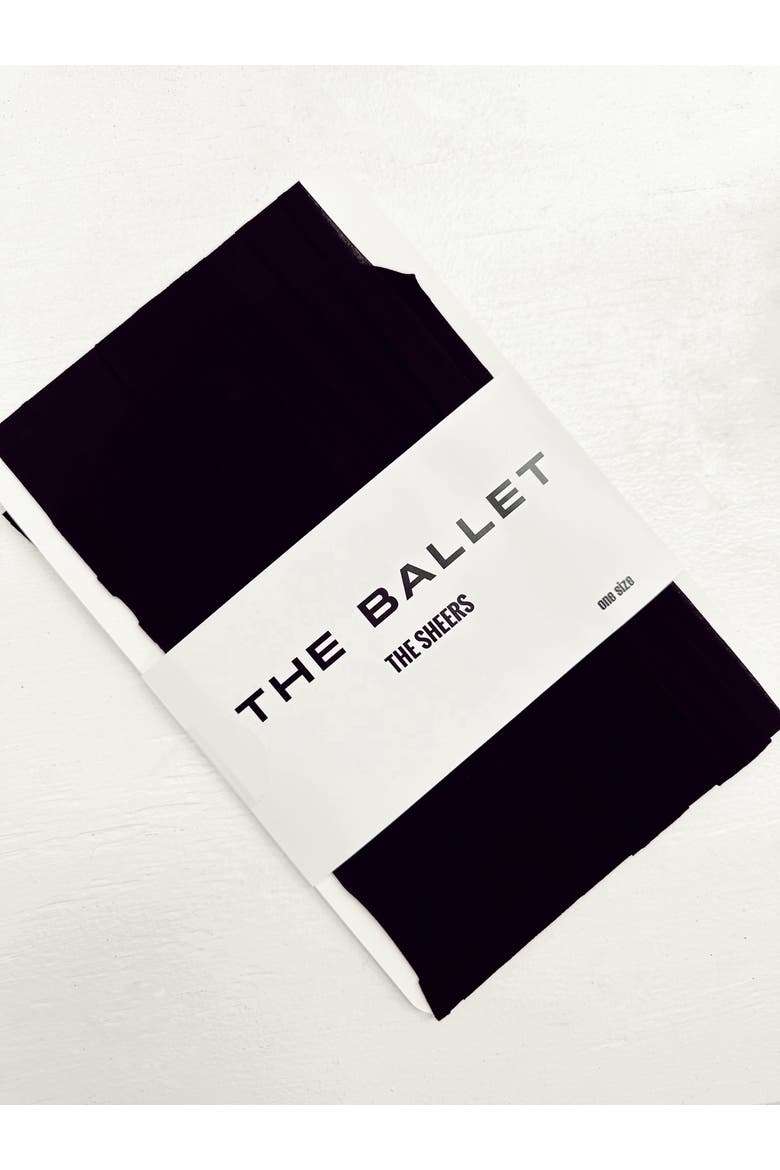TB Sheers Tights, Alternate, color, Black