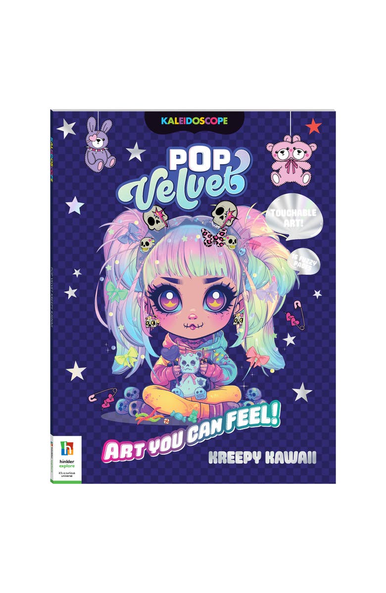 KALEIDOSCOPE Pop Velvet, Kreepy Kawaii, Creative Coloring, 32 Pages, Main, color, Multicolored