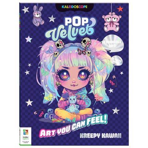 Pop Velvet, Kreepy Kawaii, Creative Coloring, 32 Pages