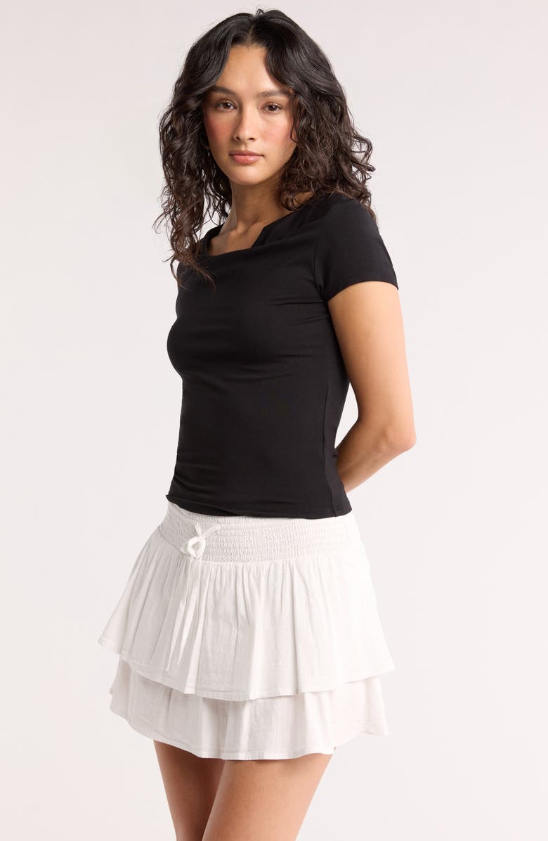 Abound Cowl Neck Top, Main, color, Black